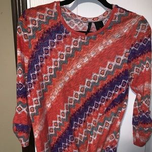 Aztec thin long sleeved shirt